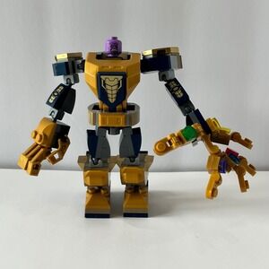 LEGO Marvel Avengers Thanos Mech Armor 76141 with Minifigure and Infinity Stones
